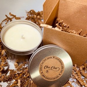 Cha-Cha natural soy wax candle heartsong